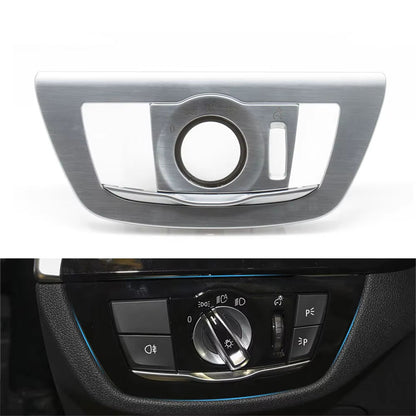 Car HeadLamp Rotary Foglight Button Headlight Switch Cover Panel For BMW 5 6GT Series G30 G31 M5 F90 G32 2017-2022