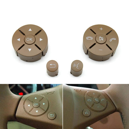 Car Multi-function Steering Wheel Control Buttons Cover For Benz C GLK E Class W204 X204 W207 W212 C180 C200 C250 C260 C300 C350