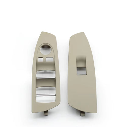 LHD Car Front Door Window Control Switch Outer Frame Panel Trim Cover For BMW 7 Series F01 F02 730 735 740 745 750 760