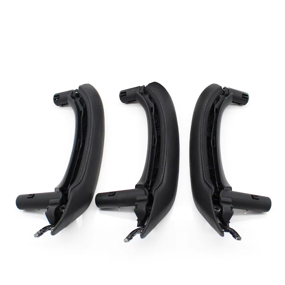 LHD RHD Interior Passenger Door Pull Handle Leather Cover With Inside Handle Assembly For BMW X3 X4 F25 F26 2010-2016