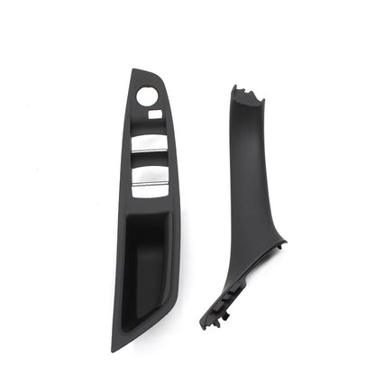 LHD Car Interior Armrest Door Handle Panel Inside Trim Cover Set For BMW 5 Series F10 F11 F18 520i 523i 525i 528i 535i
