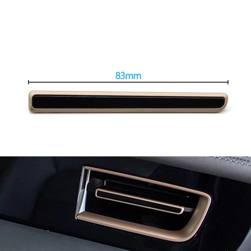 Car Front Air Conditioning Left Right Middle AC Vent Grille Center Air Vent Trim Strip For Porsche Taycan 9J1 2019 2020-2025