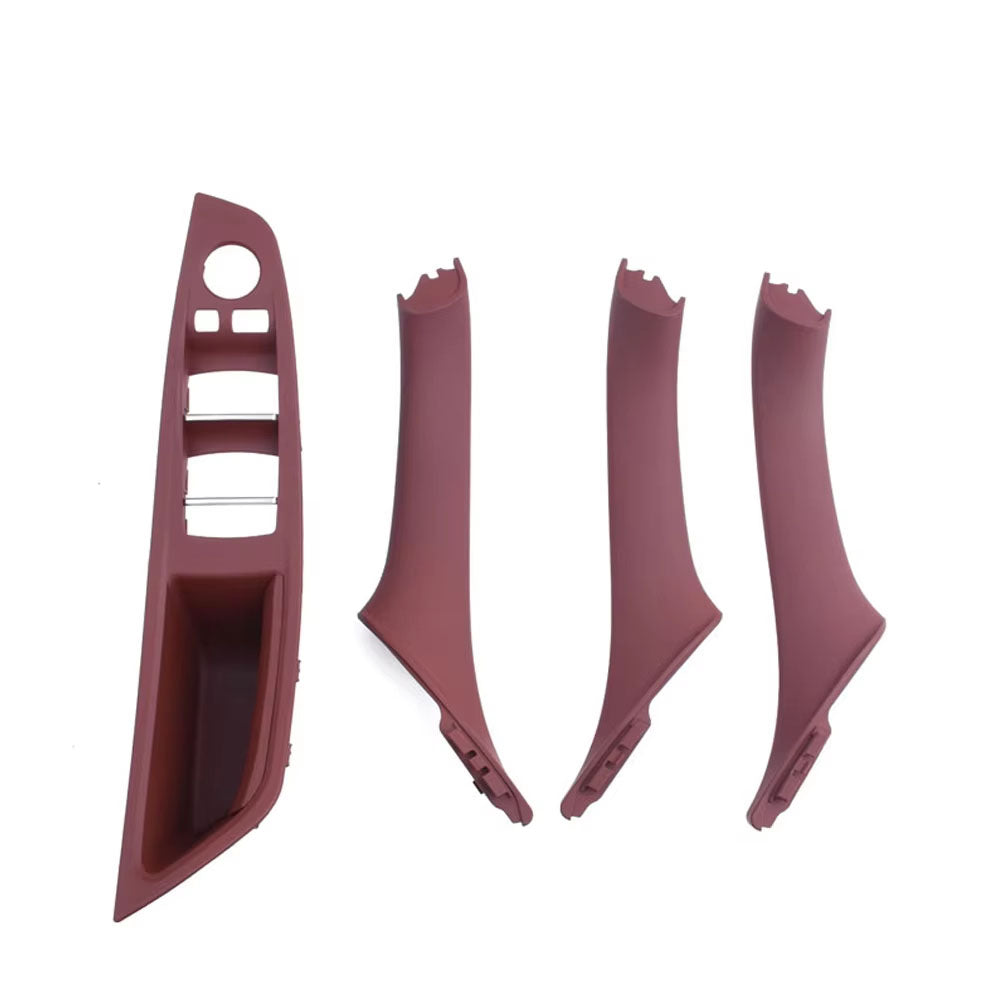 Left Hand Driver Interior Door Window Switch Panel Pull Handle Set For BMW F10 F11 F18 520 523 525 528 530