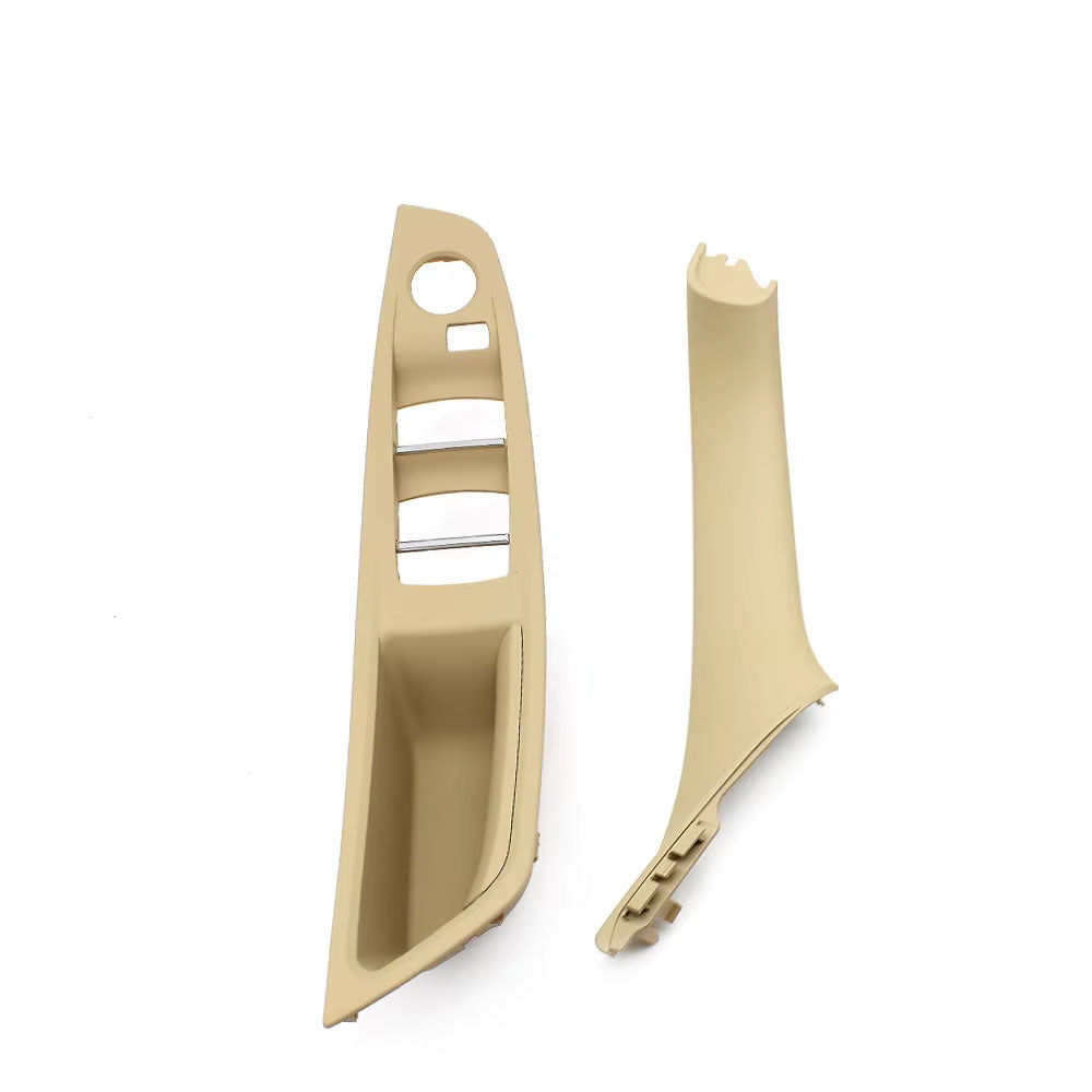 LHD Car Interior Armrest Door Handle Panel Inside Trim Cover Set For BMW 5 Series F10 F11 F18 520i 523i 525i 528i 535i