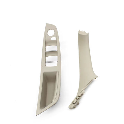 LHD Car Interior Armrest Door Handle Panel Inside Trim Cover Set For BMW 5 Series F10 F11 F18 520i 523i 525i 528i 535i