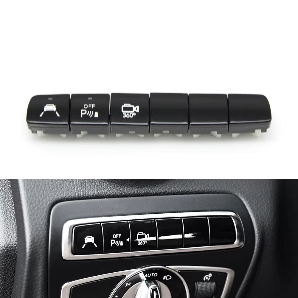 Car Headlight Camera Parking PDC Sensor Switch Block Radar Cruise Lane Assist Switch Button For Benz W205 X253 W447 W213 W238