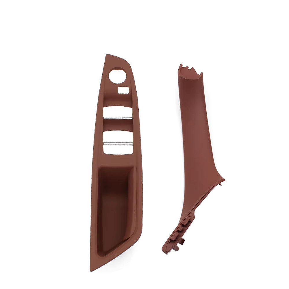 LHD Car Interior Armrest Door Handle Panel Inside Trim Cover Set For BMW 5 Series F10 F11 F18 520i 523i 525i 528i 535i