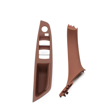 LHD Car Interior Armrest Door Handle Panel Inside Trim Cover Set For BMW 5 Series F10 F11 F18 520i 523i 525i 528i 535i