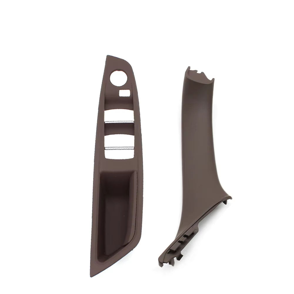 LHD Car Interior Armrest Door Handle Panel Inside Trim Cover Set For BMW 5 Series F10 F11 F18 520i 523i 525i 528i 535i