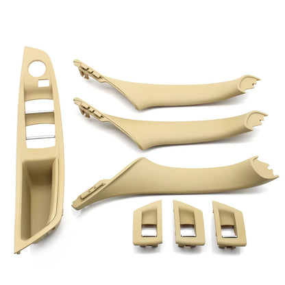 LHD Car Interior Armrest Door Handle Panel Inside Trim Cover Set For BMW 5 Series F10 F11 F18 520i 523i 525i 528i 535i