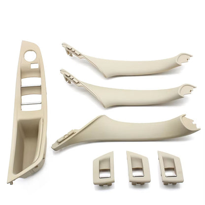 LHD Car Interior Armrest Door Handle Panel Inside Trim Cover Set For BMW 5 Series F10 F11 F18 520i 523i 525i 528i 535i