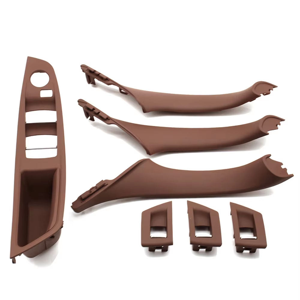 LHD Car Interior Armrest Door Handle Panel Inside Trim Cover Set For BMW 5 Series F10 F11 F18 520i 523i 525i 528i 535i
