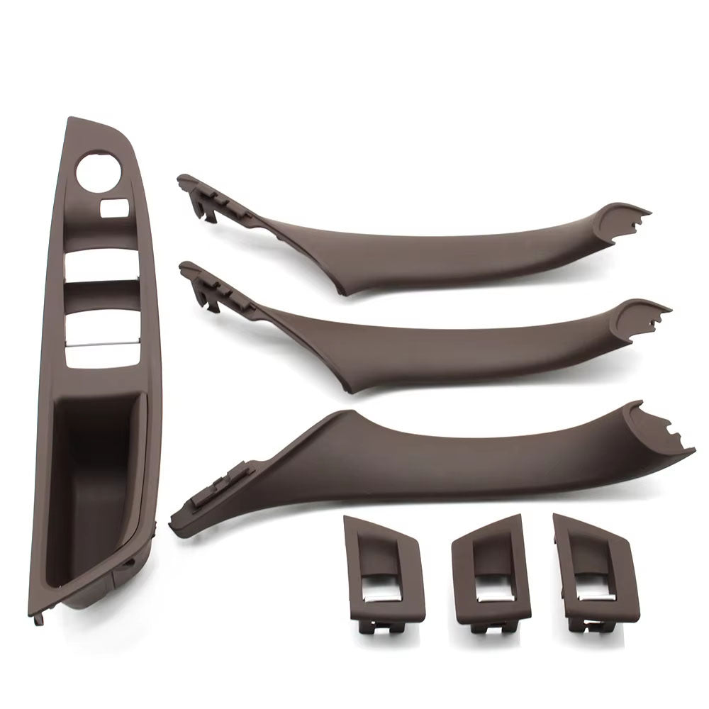 LHD Car Interior Armrest Door Handle Panel Inside Trim Cover Set For BMW 5 Series F10 F11 F18 520i 523i 525i 528i 535i