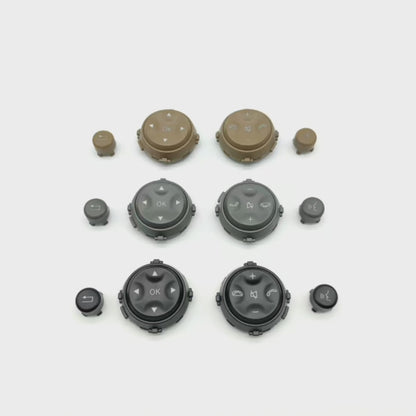 Car Multi-function Steering Wheel Push Button Cover For Benz W221 W216 S CL Class S280 S300 S350 S400 S600 2006-2009