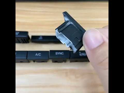 Dashboard Air Conditioning AC Button Venlitation Key Cap Repair Kit Replacement For BMW X3 F25 2014-2017 X4 F26 2013-2018