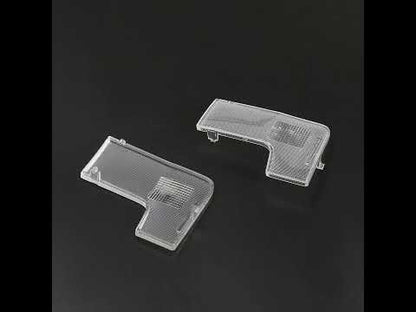 Car Plastic Front Rear Reading Light Switch Cover LED Bulb Row Shell Lampshade Cover Kit For Toyota Gen 7 Camry 2012-2017