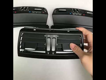 LHD RHD Car Rear Fresh Air Conditioning AC Vent Grille Outlet Cover ForBMW X5 X6 E70 E71 E72 2007-2013