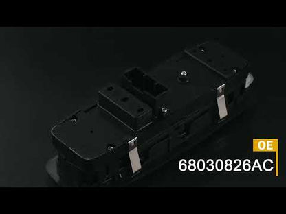 68030826AC Window Lifter Switch Front Left With folding function For Jeep Grand Cherokee IV WK High Quality