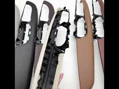 LHD Front Left Interior Door Handle Armrest Outer Frame Panel Replacement For BMW X5 X6 E70 E71 E72 2007-2013