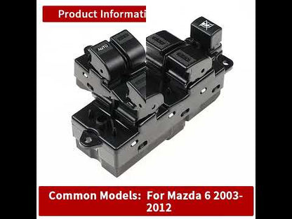 New RHD LHD GJ6A-66-350A GJ6A-66-350 For Mazda 3 6 FML Premacy Power Window Master Control Switch GJ6A66350A