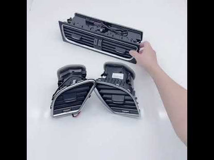LHD Car Front Dashboard Middle Left Right AC Vent Outlet Grille Assembly For Audi A4 B8 A5 2009-2016 8KD820901,8KD820902