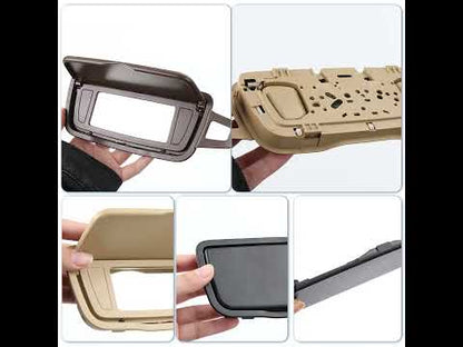 981731031200J8 981731031280E6 98173103128A12 Makeup Mirror W/&W/O Light Cover For Porsche 718 981 982 911 991 992