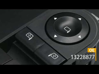 13228877 Power Window Control Switch Button For Opel Astra H Zafira B Kombi For Vauxhall Astra Astravan Zafira 13215153 13183696