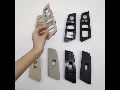 RHD Car Door Window Lifting Switch Panel Cover Trim Replacement For BMW 5 Series G30 G31 F90 525i 530i 540i 2017 2018 2019 2020