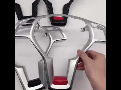 Car Steering Wheel Frame Trim Cover For Mercedes Benz AMG Style A B C E GLK GLA CLA CLS Class W176 W246 W204 W212 W156 W117