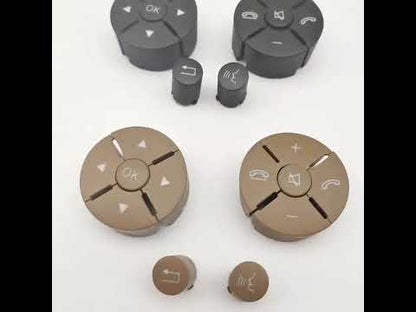 Car Multi-function Steering Wheel Control Buttons Cover For Benz C GLK E Class W204 X204 W207 W212 C180 C200 C250 C260 C300 C350