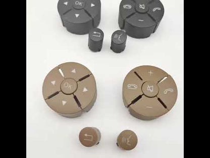 Car Steering Wheel Control Buttons Cover For Mercedes Benz C GLK E Class W204 W207 W212 2048210351